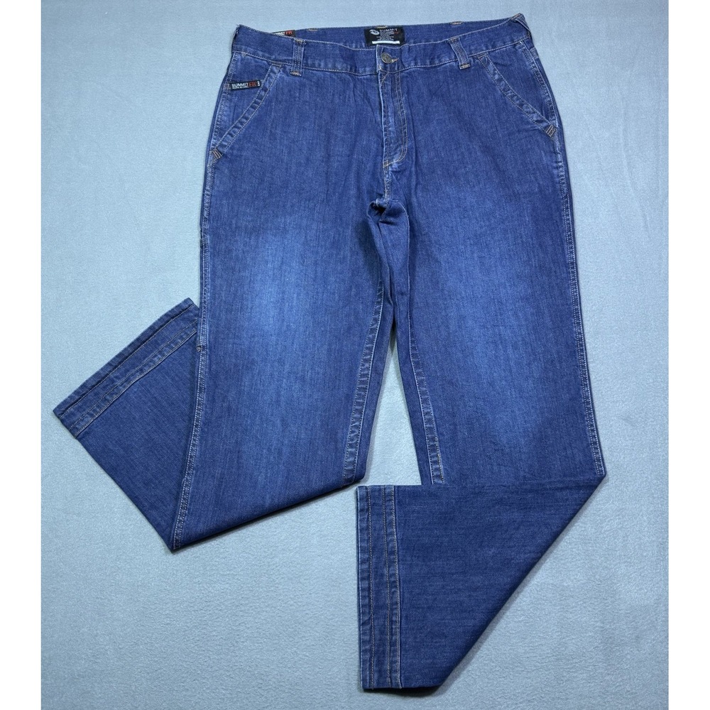 Summit FR Jeans Mens 36x32 Utility Carpenter Workwear Heavyweight Denim NEW